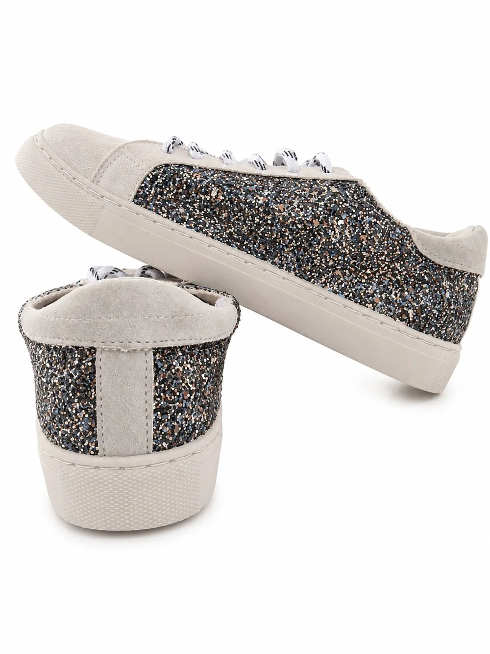 Comfort Est. 1946 Glitter Sneakers Size 8 NWOT Beige Taupe Sparkle Lace Up Shoes
